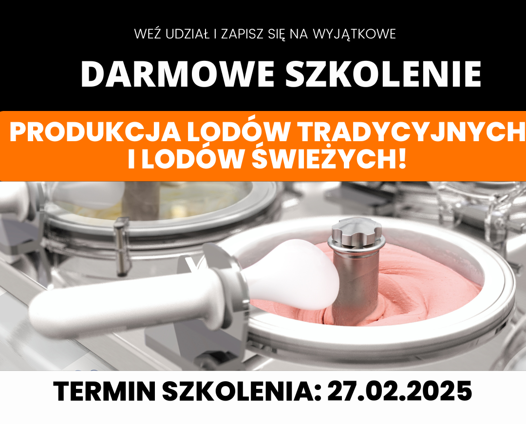 Szkolenie z produkcji lodów tradycyjnych i lodów świeżych